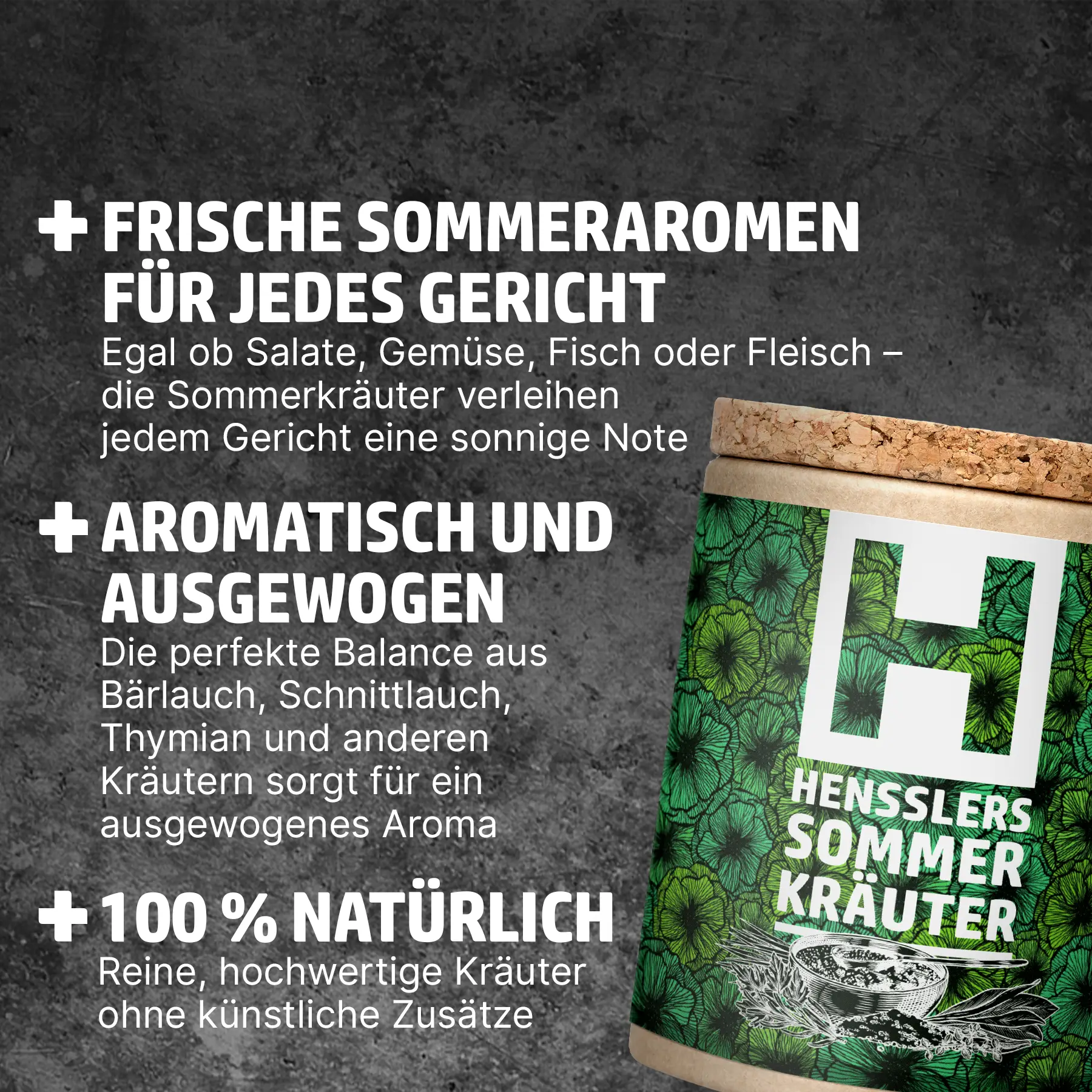 HENSSLERS 3er-Kräutergarten Set Gewürze Hensslers