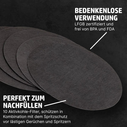 HENSSLERS Spritzschutz Ersatzfilter AirActive 10 ST. Küchenzubehör Hensslers