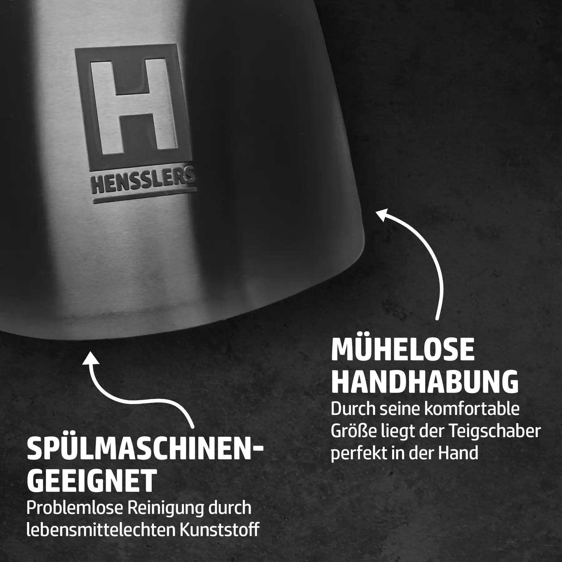 HENSSLERS Teigschaber Küchenzubehör Hensslers