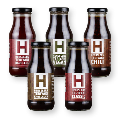 HENSSLERS 5er Teriyaki - Mix Saucen Hensslers