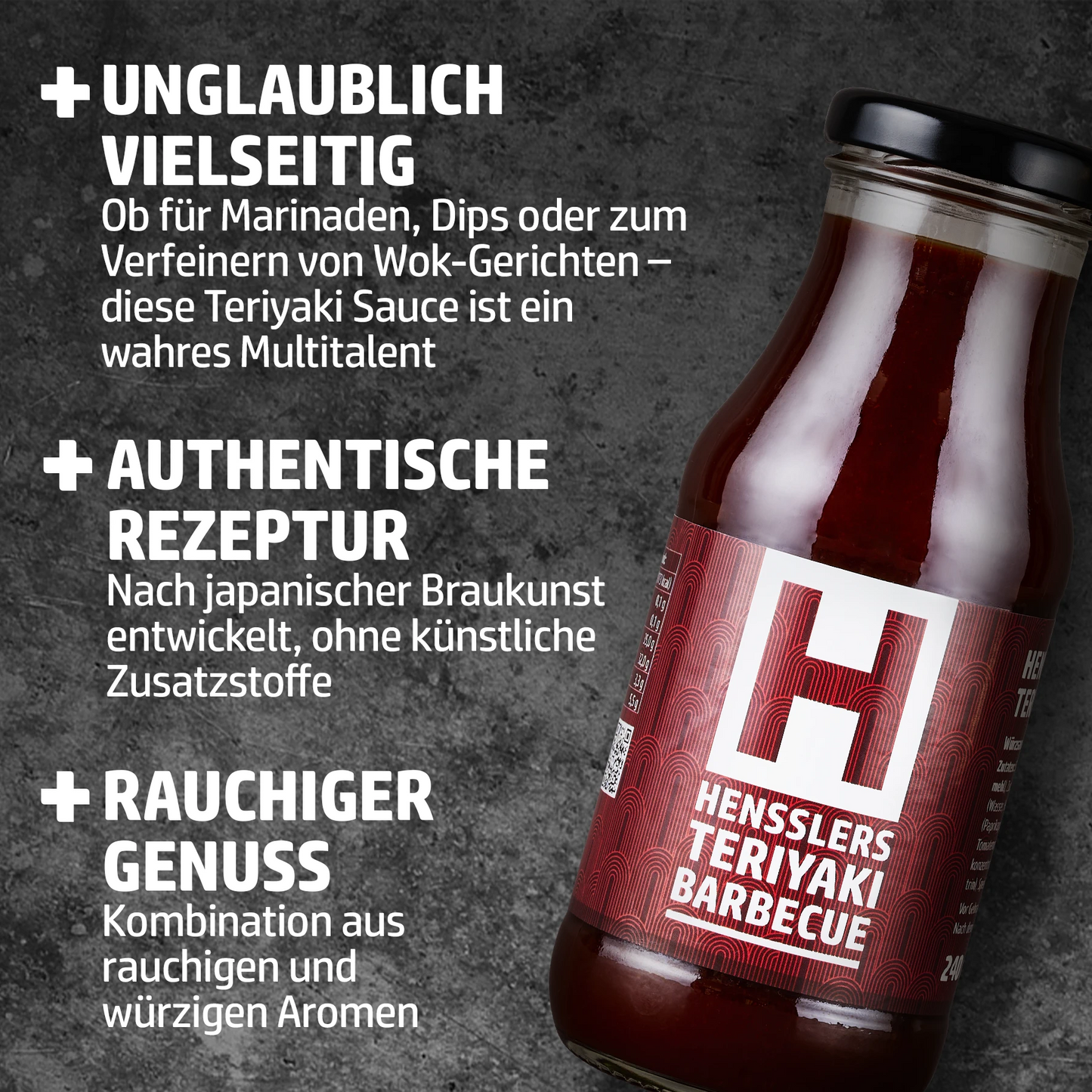 HENSSLERS Teriyaki Sauce Barbecue Saucen Hensslers