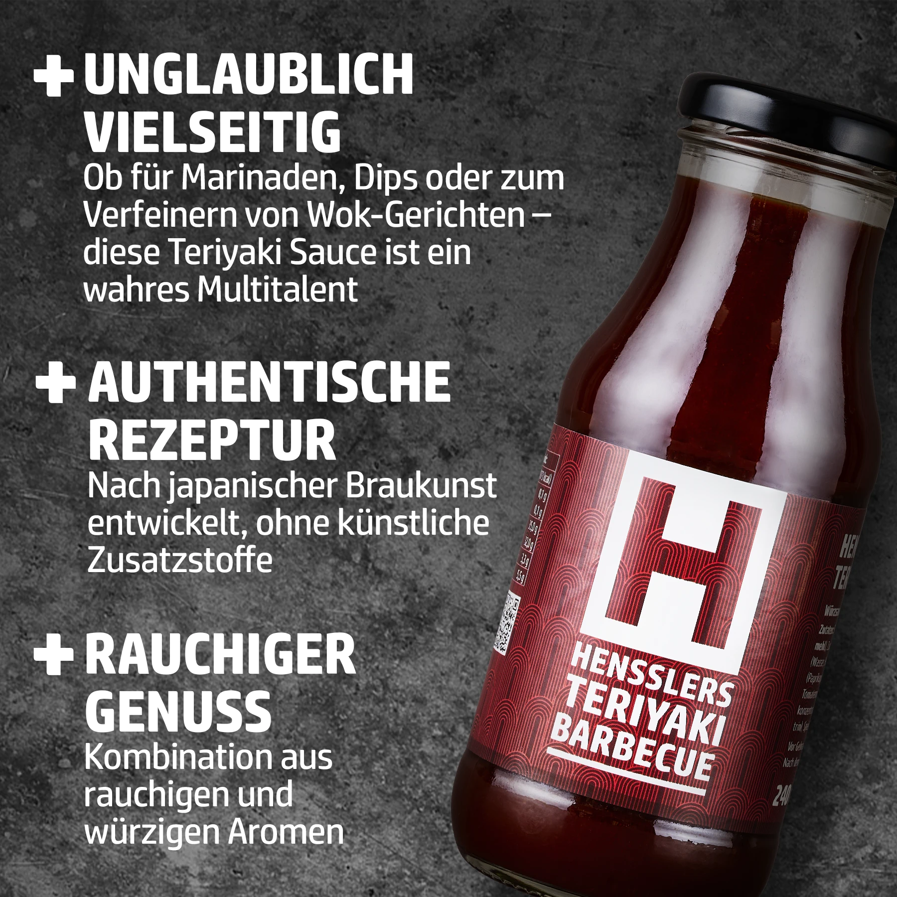 HENSSLERS Teriyaki Sauce Barbecue Saucen Hensslers