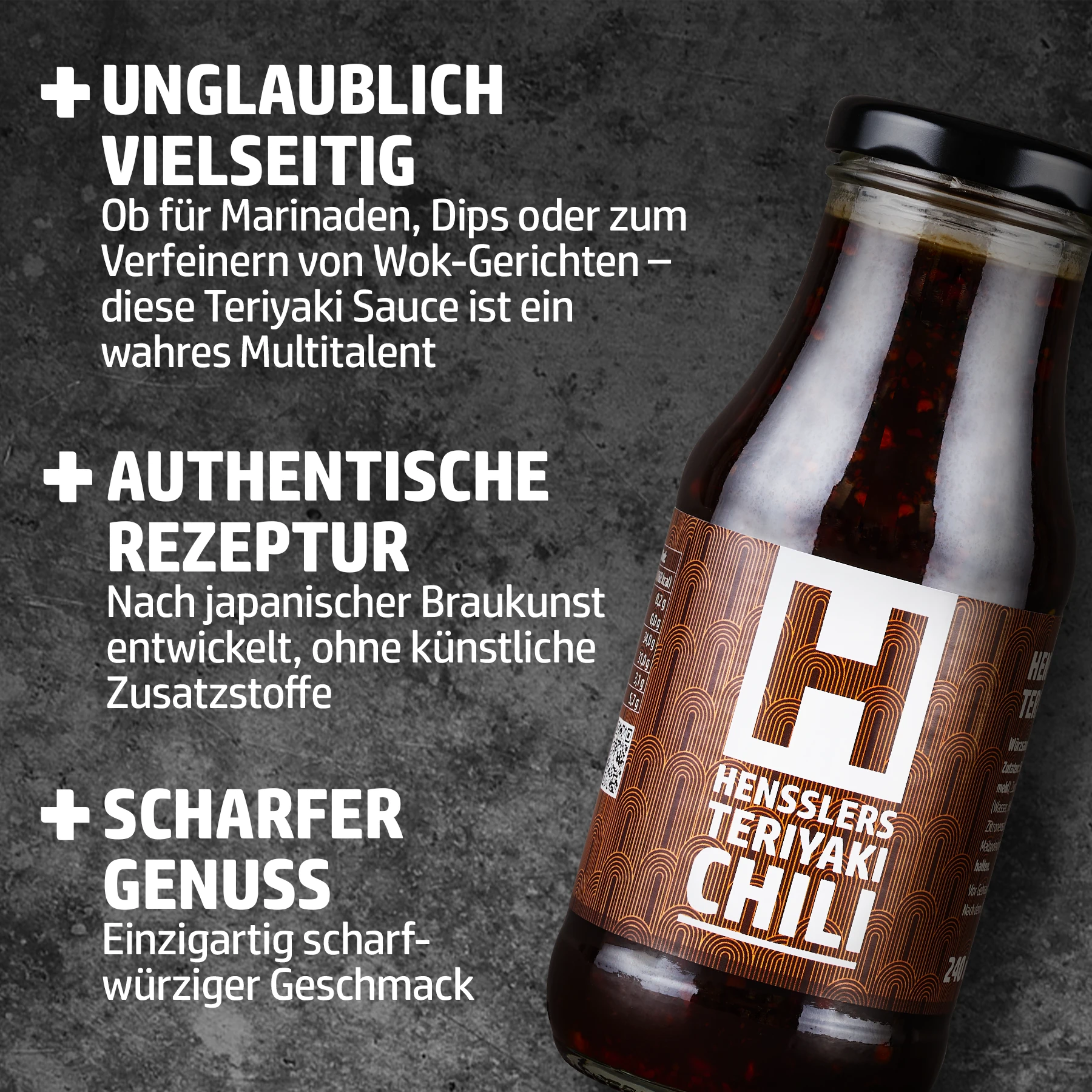 HENSSLERS Teriyaki Sauce Chili 3 für 2 Set Saucen HENSSLERS