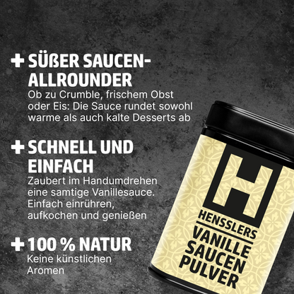 HENSSLERS Vanillesaucen Pulver Gewürze HENSSLERS