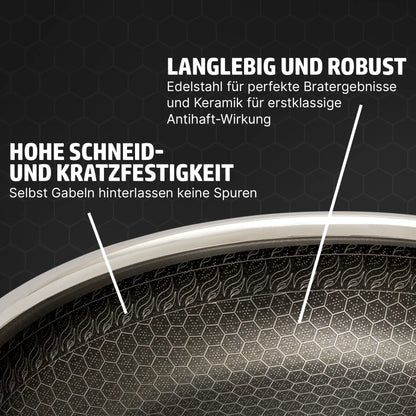 HENSSLERS Wokpfanne 30cm Pfannen Hensslers