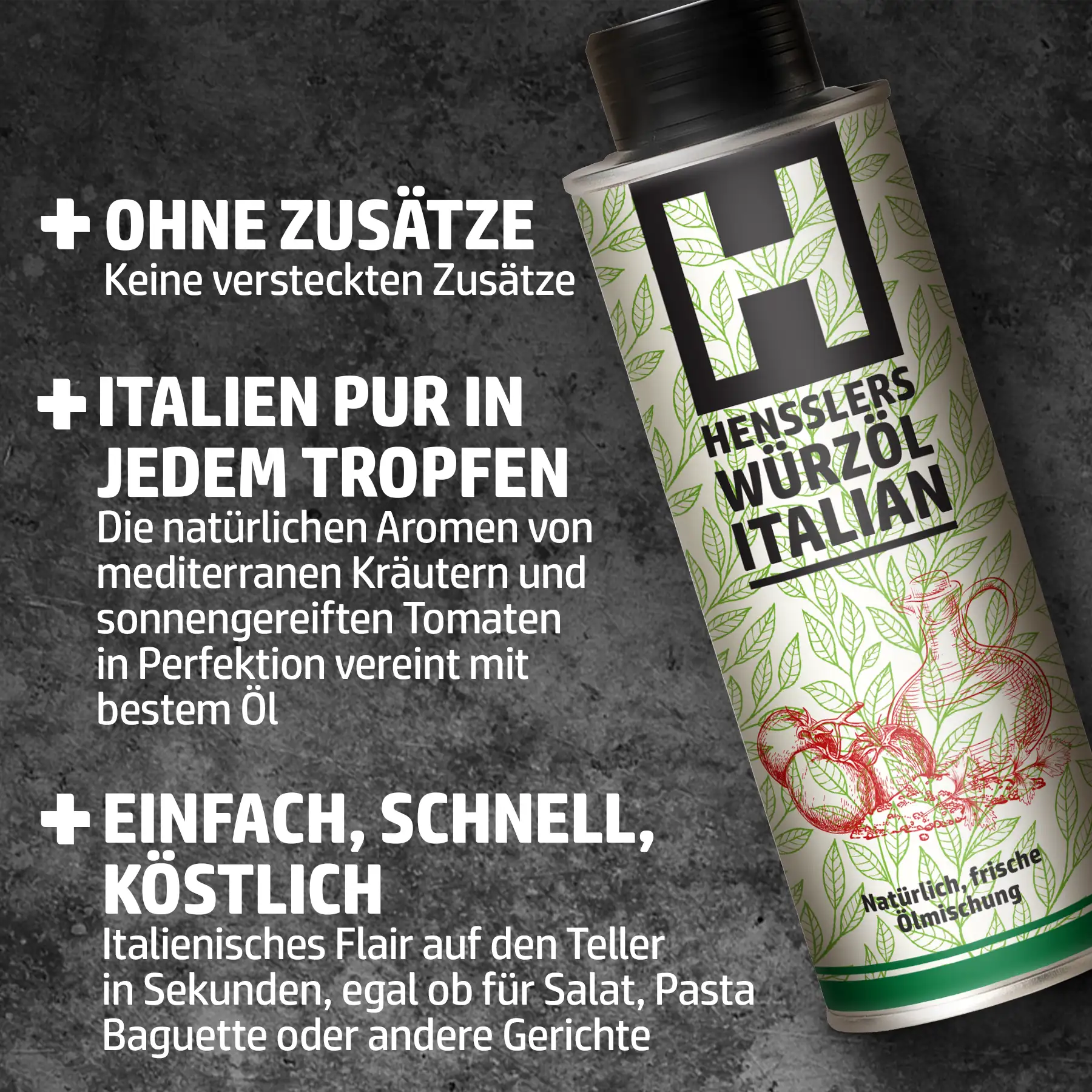 HENSSLERS Würzöl Italian Öl Hensslers