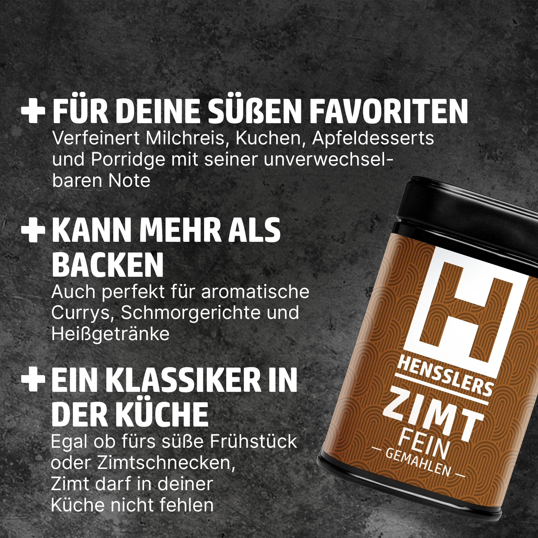 HENSSLERS Zimt fein gemahlen Gewürze HENSSLERS