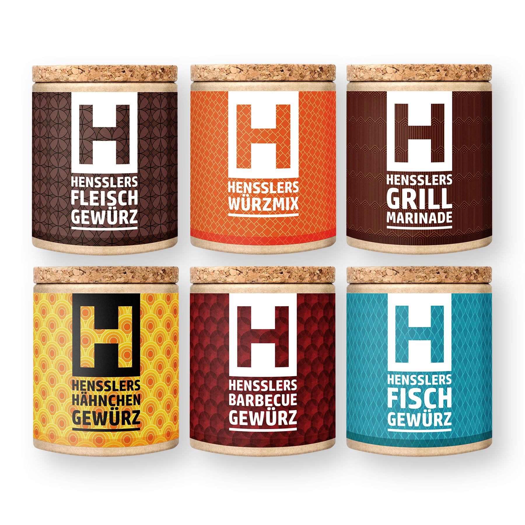 HENSSLERS 6er-BBQ Set Gewürze Hensslers