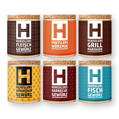 HENSSLERS 6er-BBQ Set Gewürze Hensslers