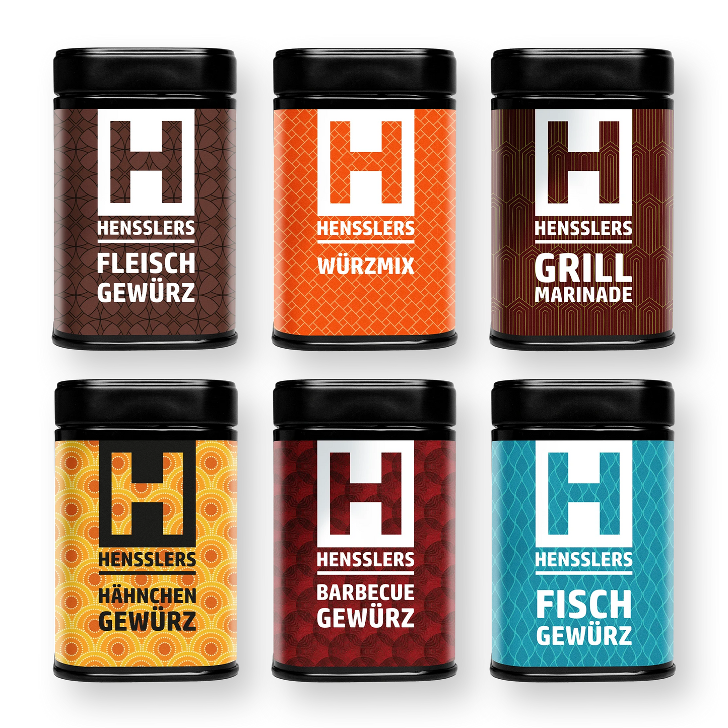 HENSSLERS 6er-BBQ Set Gewürze HENSSLERS