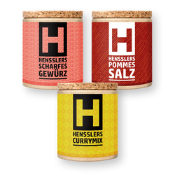 HENSSLERS 3er Currywurst-Starter-Set Bundles HENSSLERS