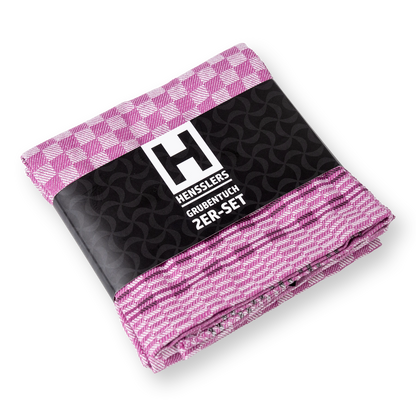HENSSLERS Grubentuch 2er Set Pink Küchenzubehör HENSSLERS
