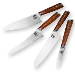 HENSSLERS "scharfe Klinge" 4er Messerset Messer HENSSLERS