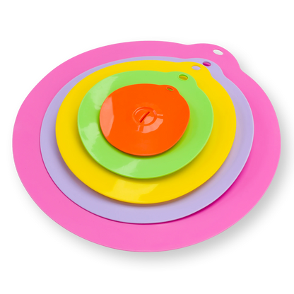 HENSSLERS 5er Silikondeckel Set Küchenzubehör HENSSLERS