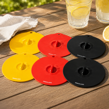 HENSSLERS 6er Silikondeckel Set Deutschland Edition