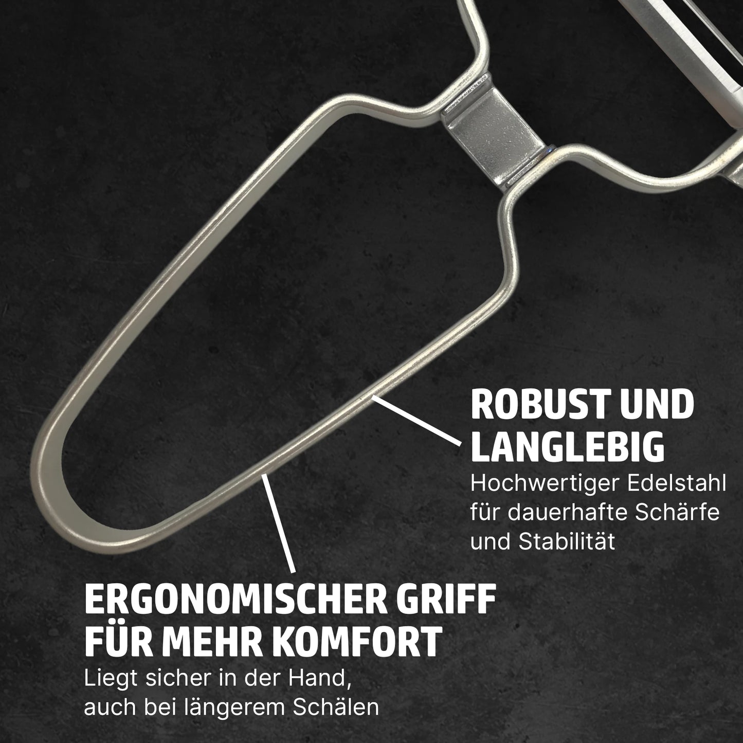 HENSSLERS Sparschäler Küchenzubehör HENSSLERS