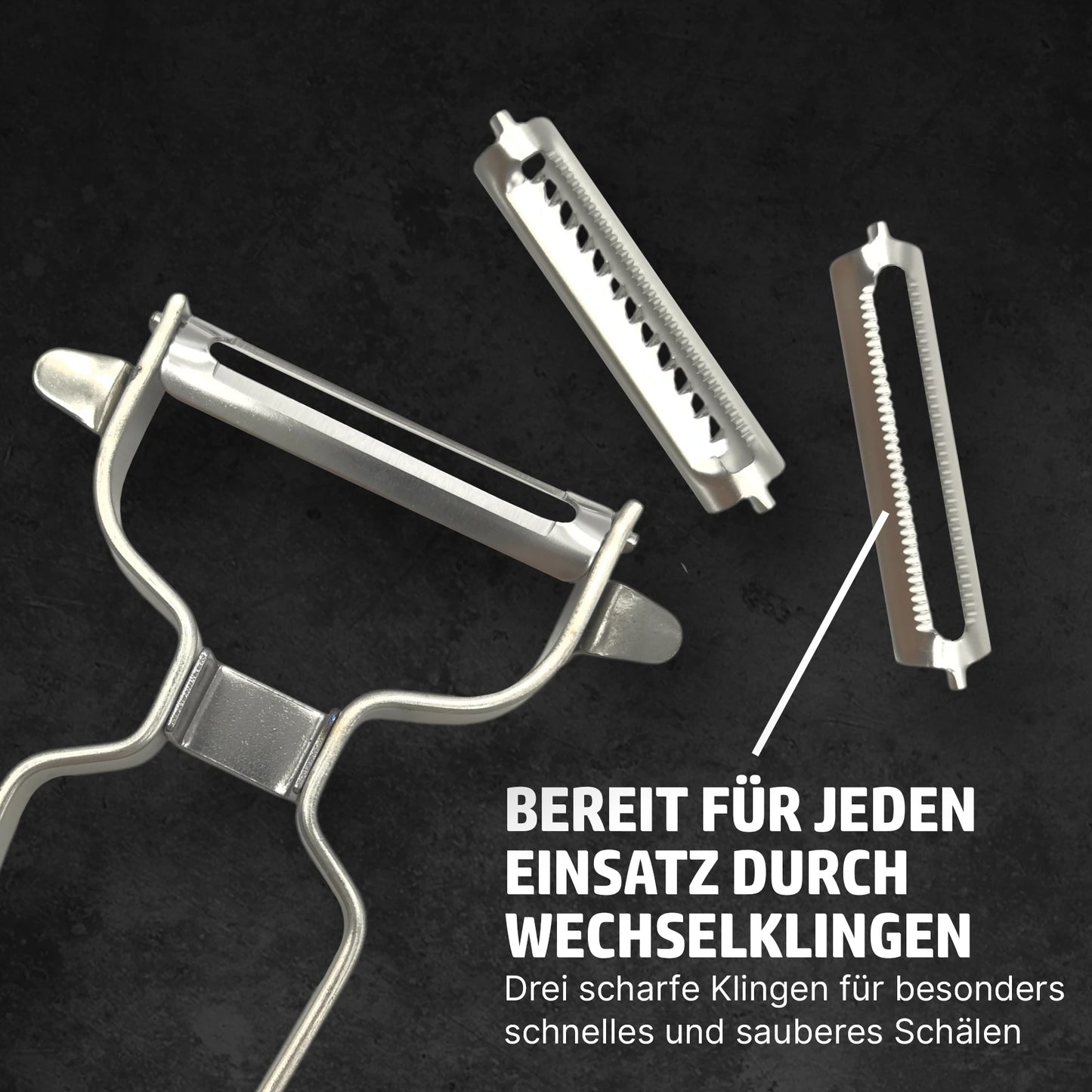 HENSSLERS Sparschäler Küchenzubehör HENSSLERS