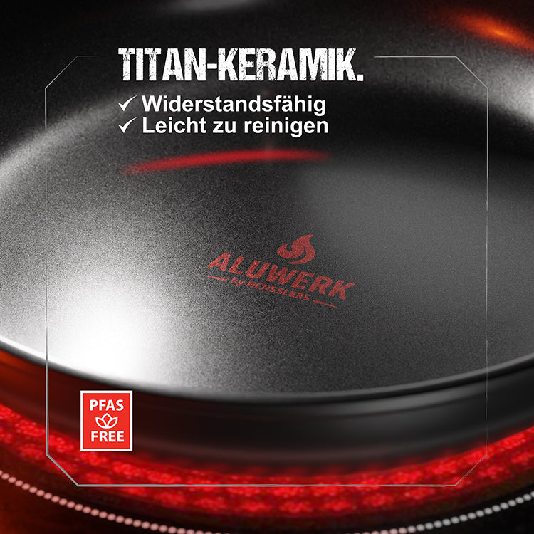 ALUWERK 28cm Pfanne by HENSSLERS