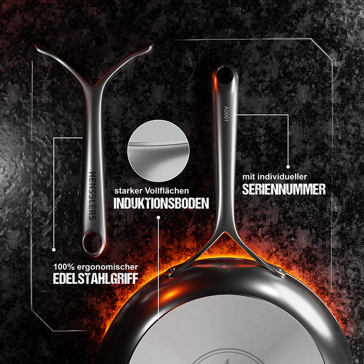 ALUWERK 28cm Pfanne by HENSSLERS